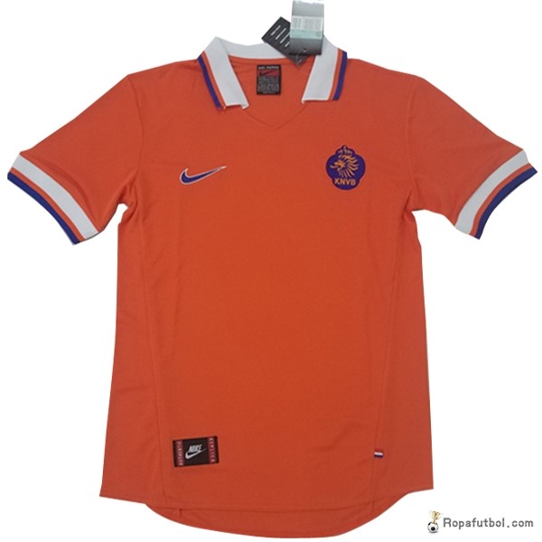 Camiseta Países Bajos Replica Primera Ropa 2017 Naranja